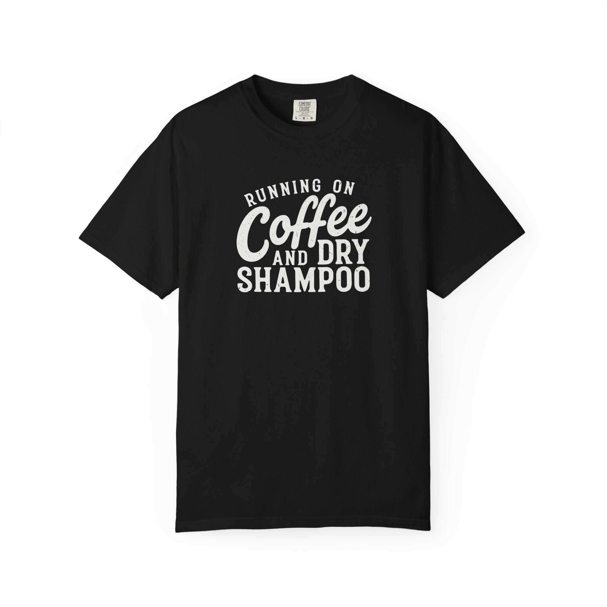 Coffee & Dry Shampoo Distressed T-Shirt