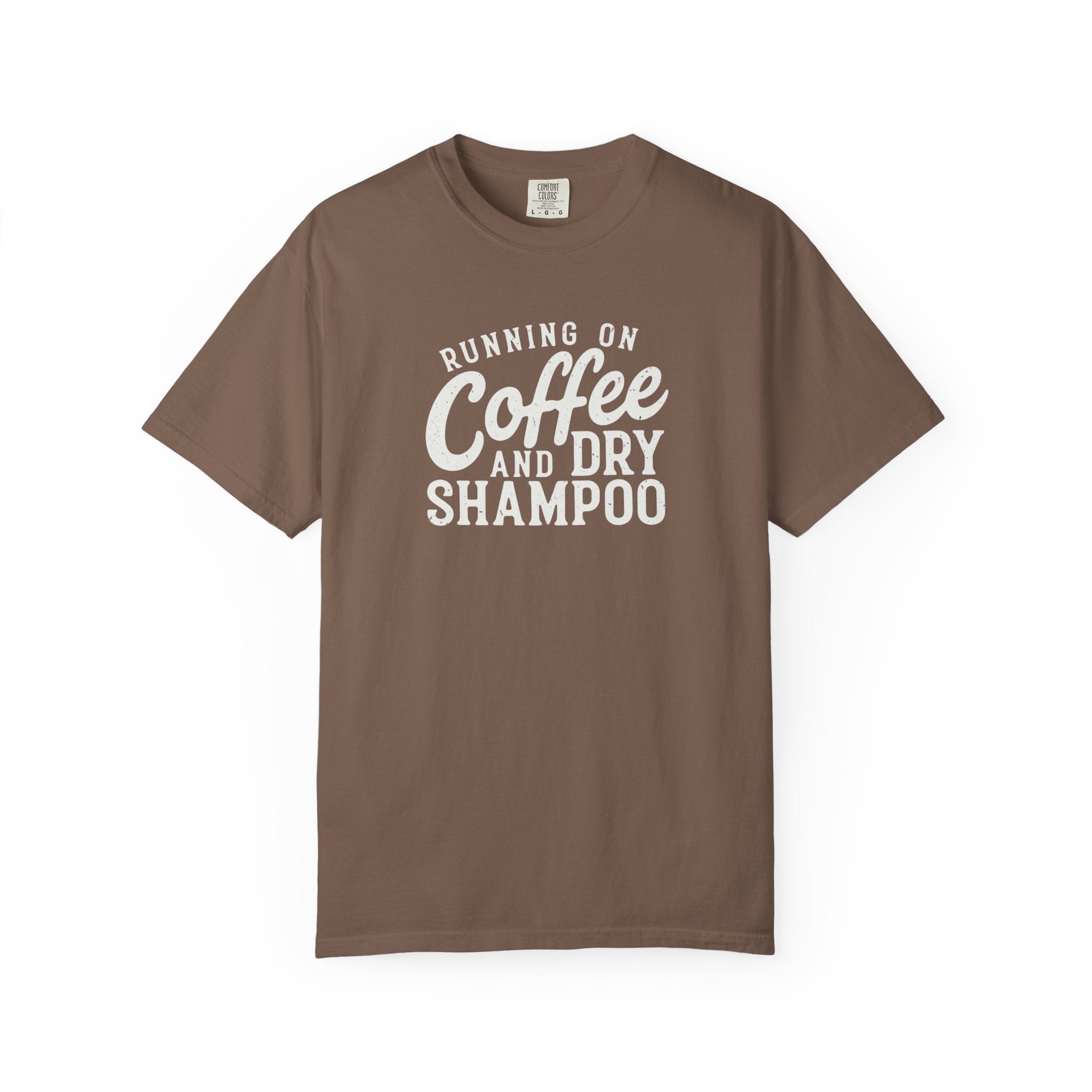 Coffee & Dry Shampoo Distressed T-Shirt