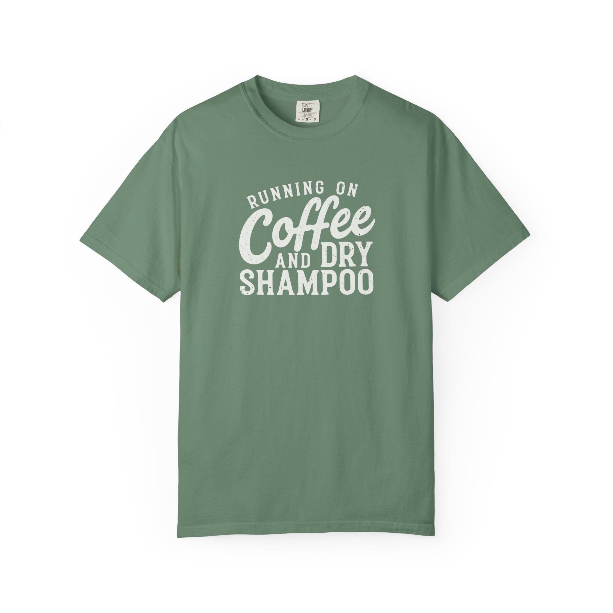 Coffee & Dry Shampoo Distressed T-Shirt