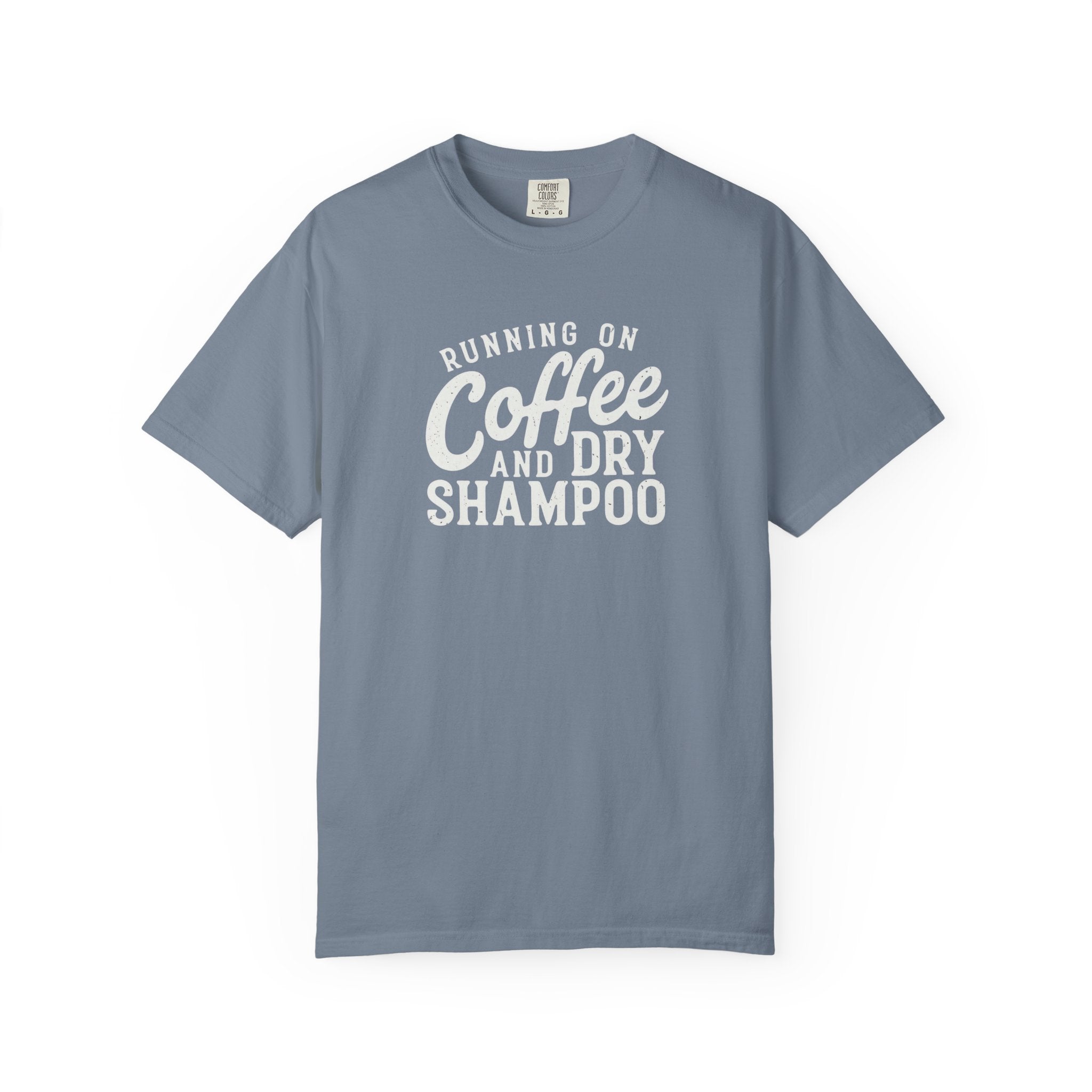 Coffee & Dry Shampoo Distressed T-Shirt