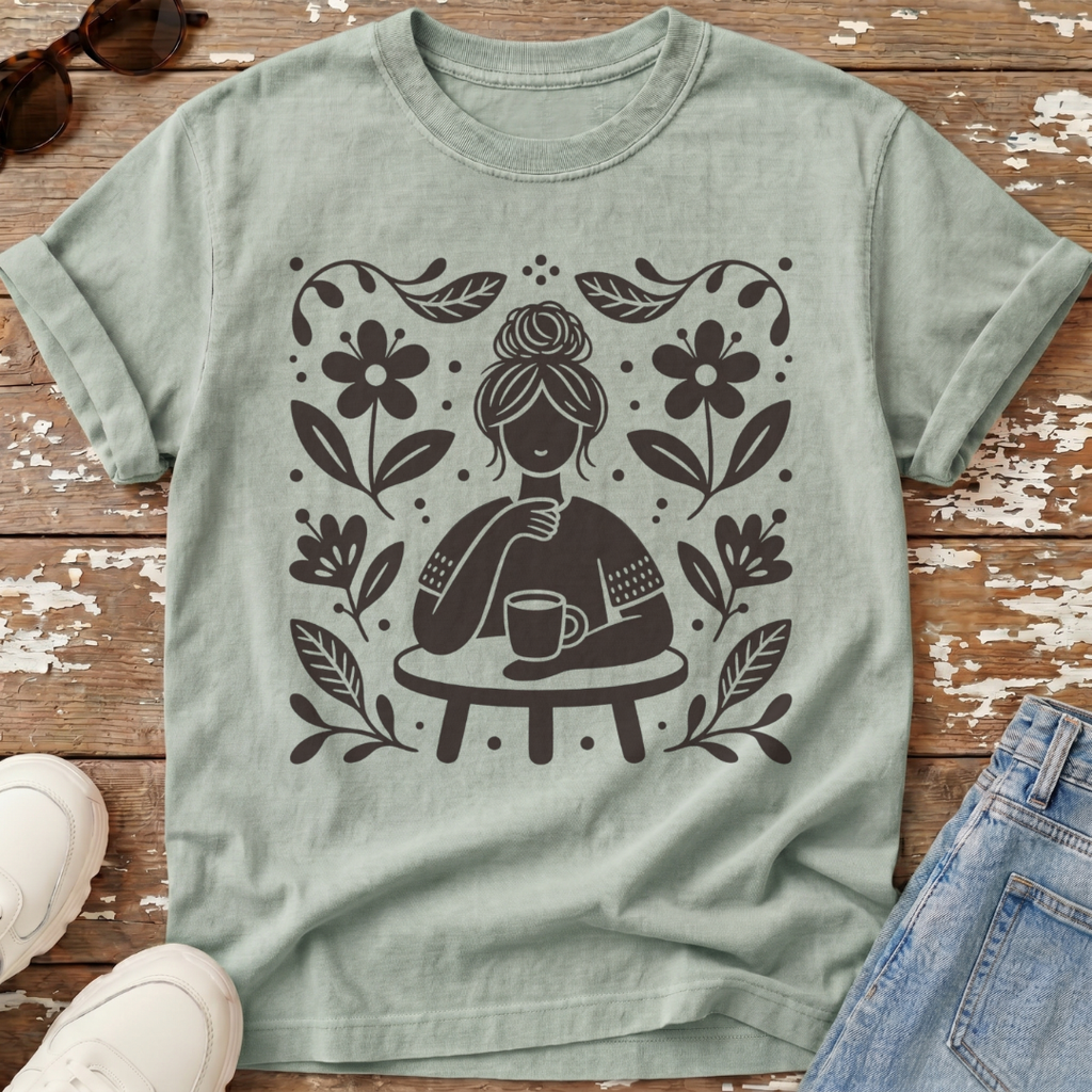 Folk Art Mom T-Shirt