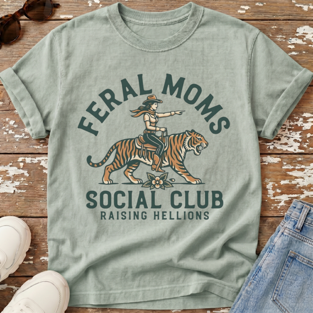 Feral Moms Social Club T-Shirt