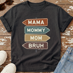 Mom Bruh Distressed T-Shirt