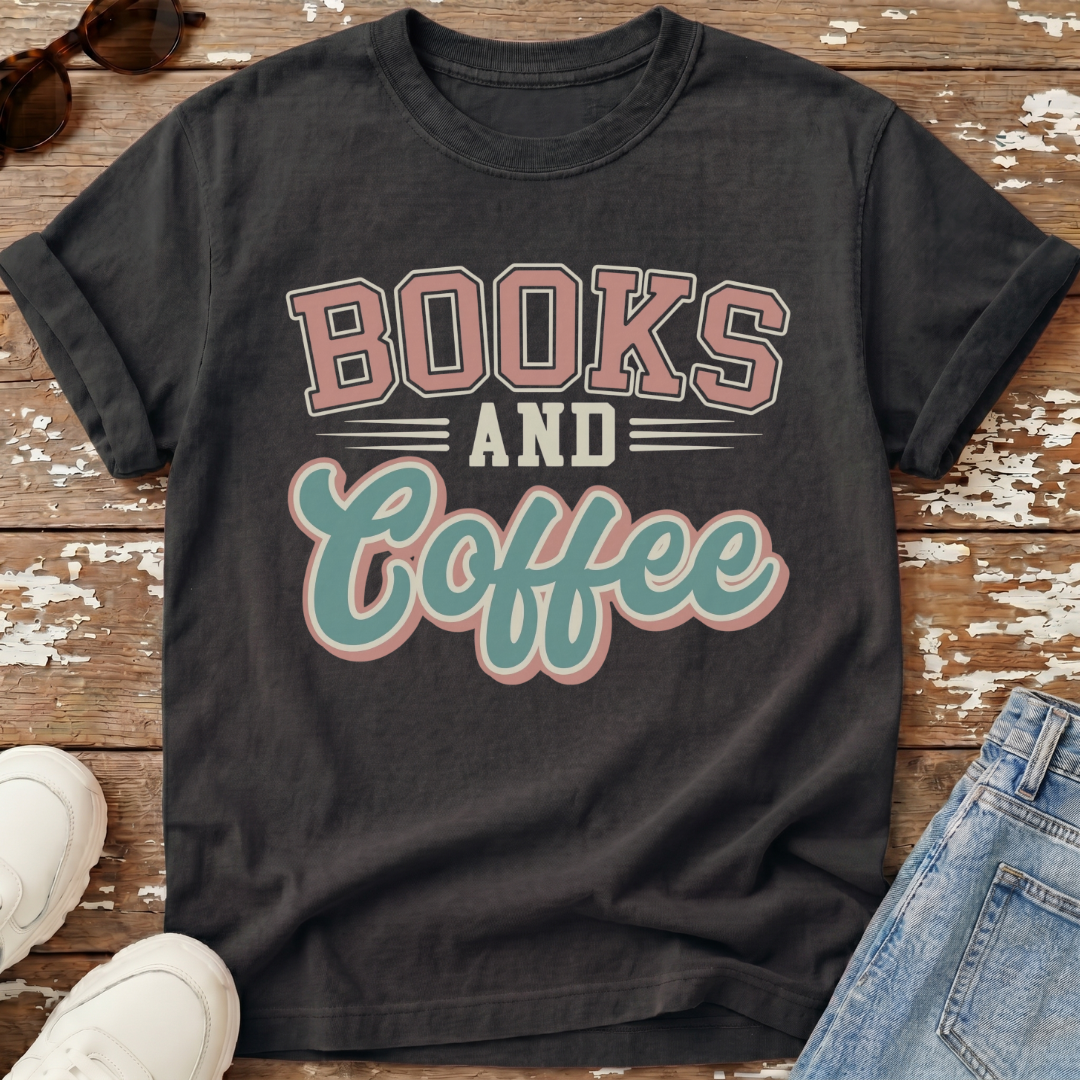 Books & Coffee T-Shirt