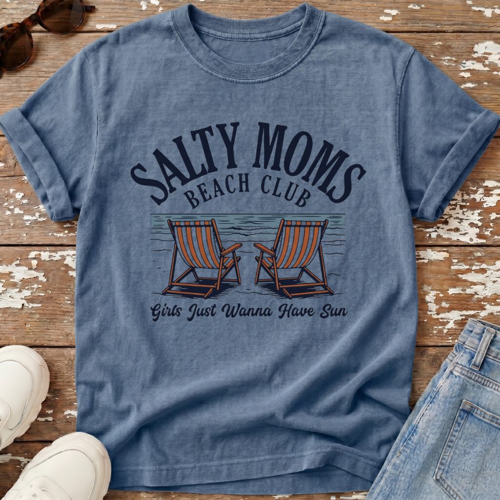 Salty Moms Beach Club T-Shirt