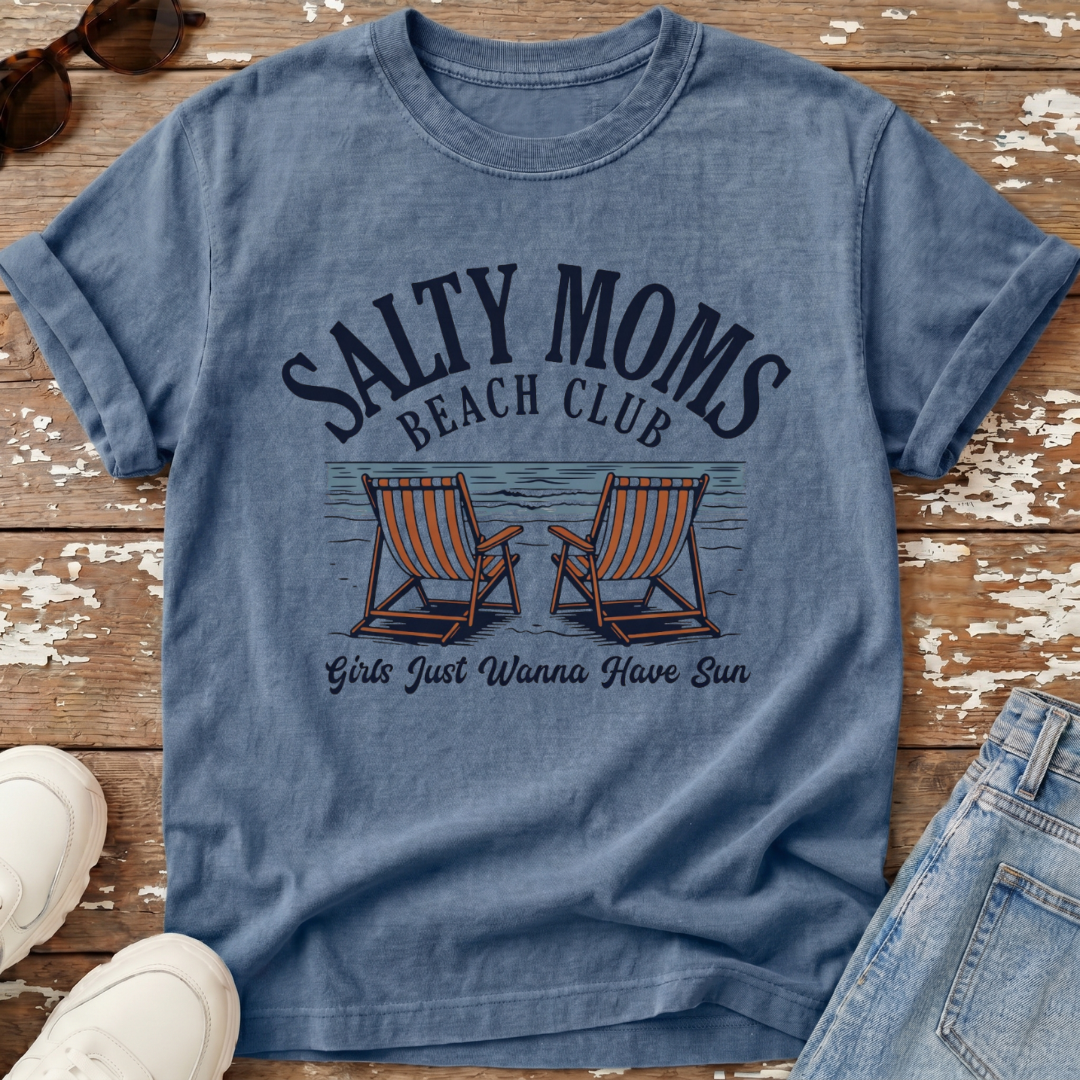 Salty Moms Beach Club T-Shirt