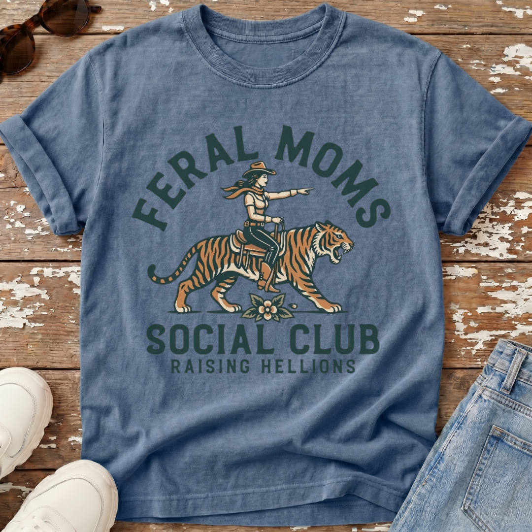 Feral Moms Social Club T-Shirt