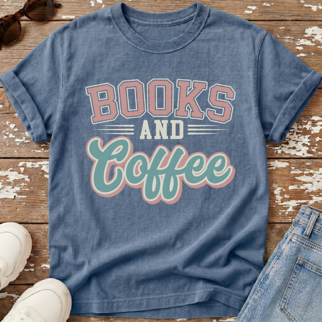 Books & Coffee T-Shirt