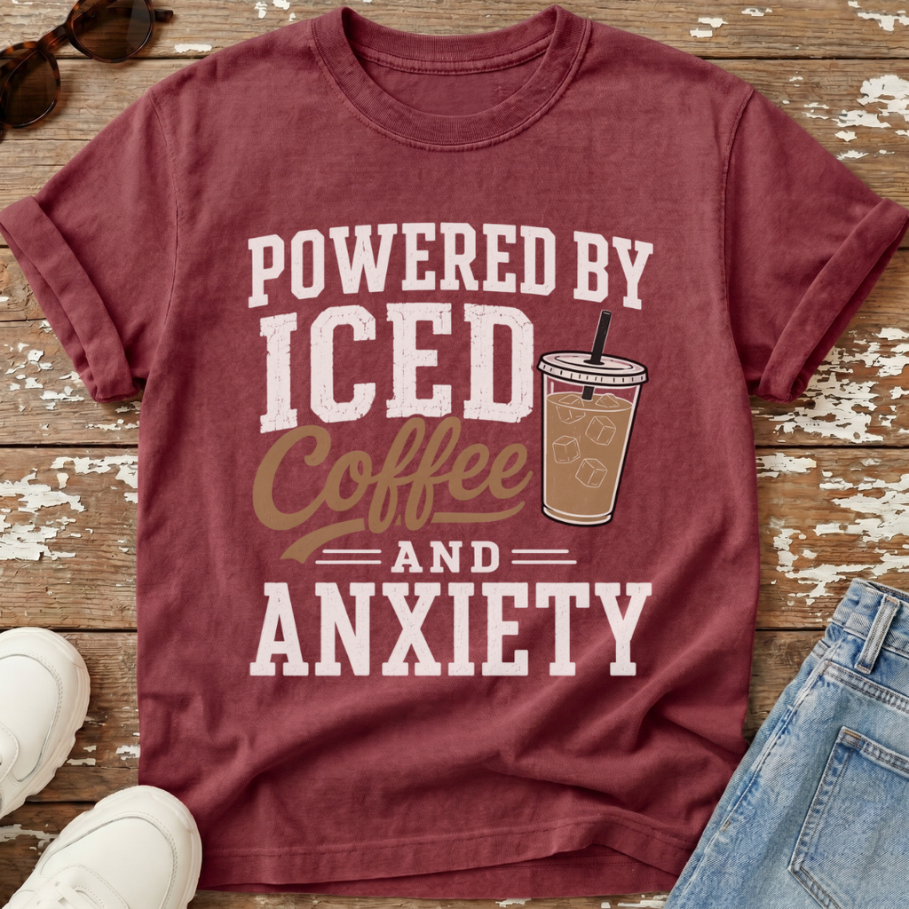 Iced Coffee & Anxiety T-Shirt