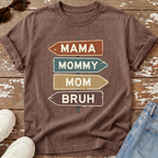 Mom Bruh Distressed T-Shirt