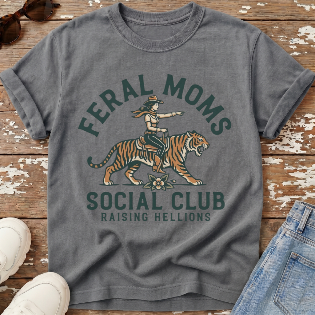 Feral Moms Social Club T-Shirt