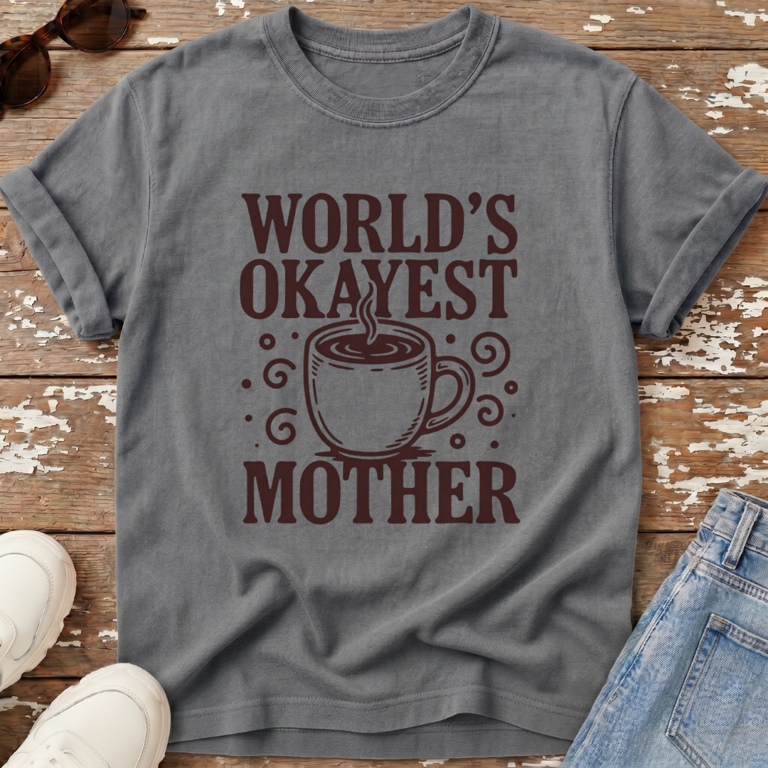 World's Okayest Mother T-Shirt