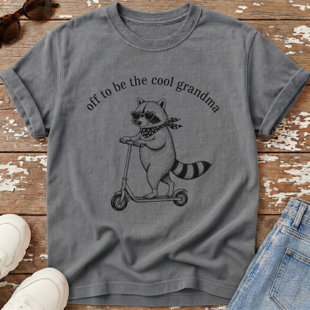 Cool Grandma Raccoon T-Shirt