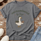 Outnumbered By Boys T-Shirt