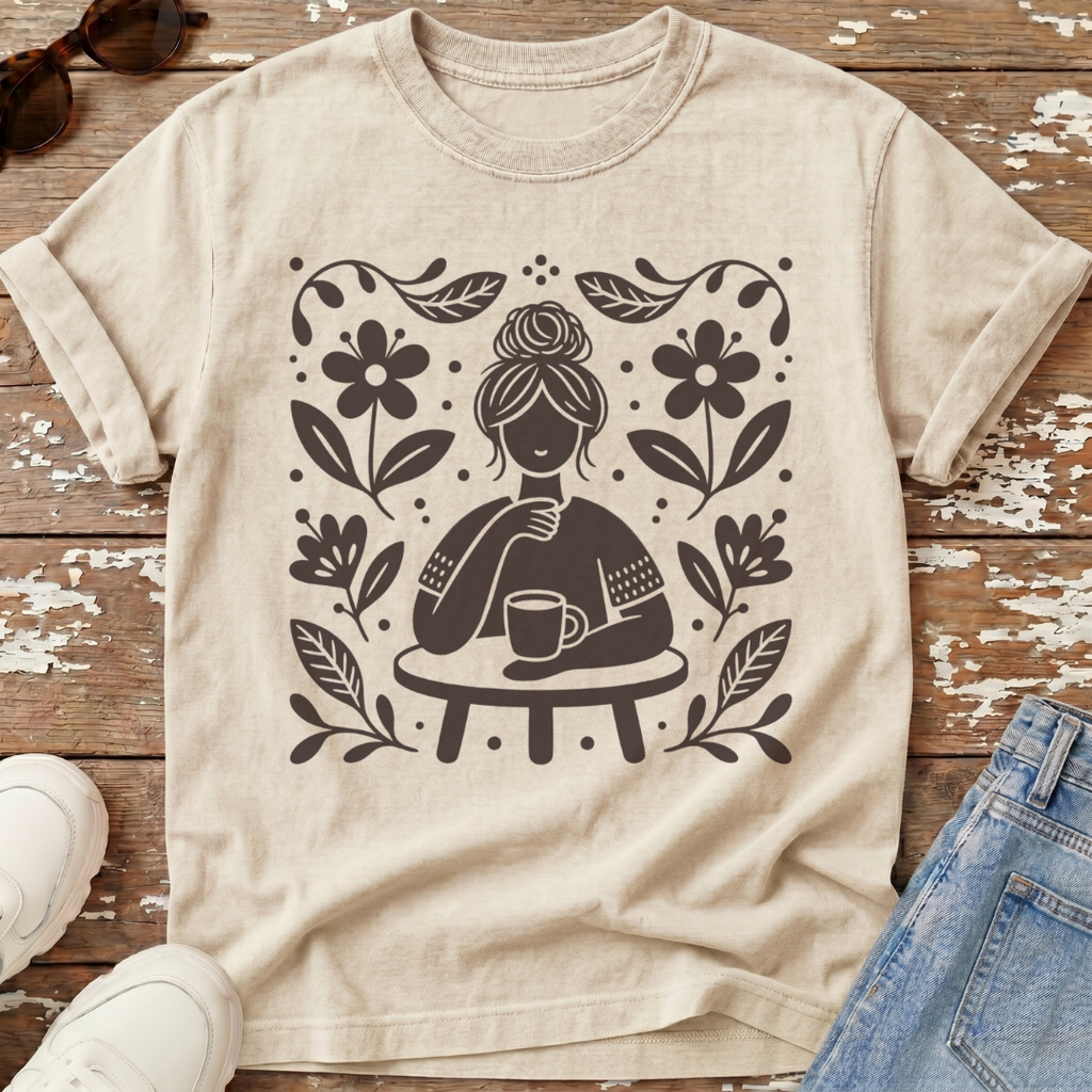 Folk Art Mom T-Shirt
