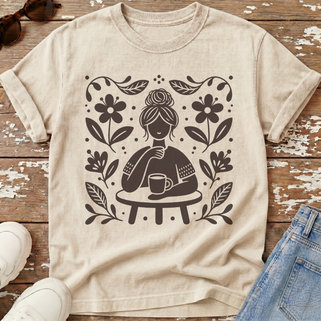 Folk Art Mom T-Shirt