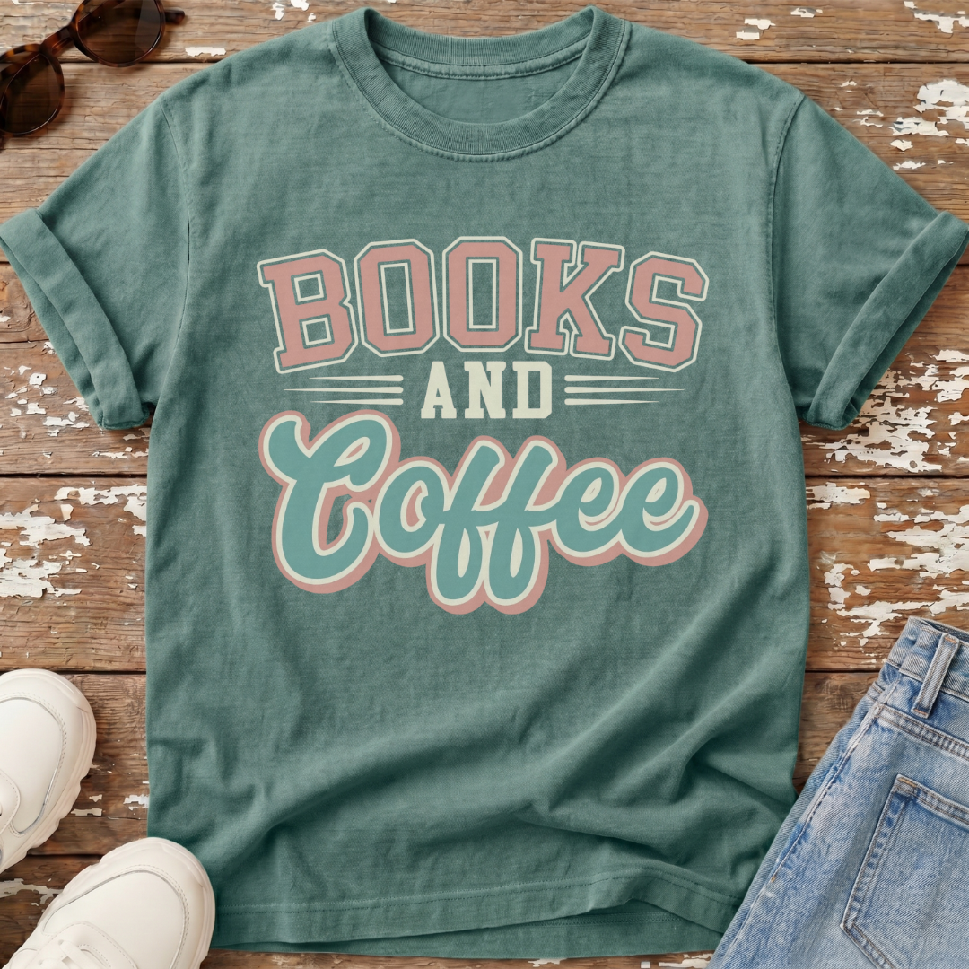 Books & Coffee T-Shirt