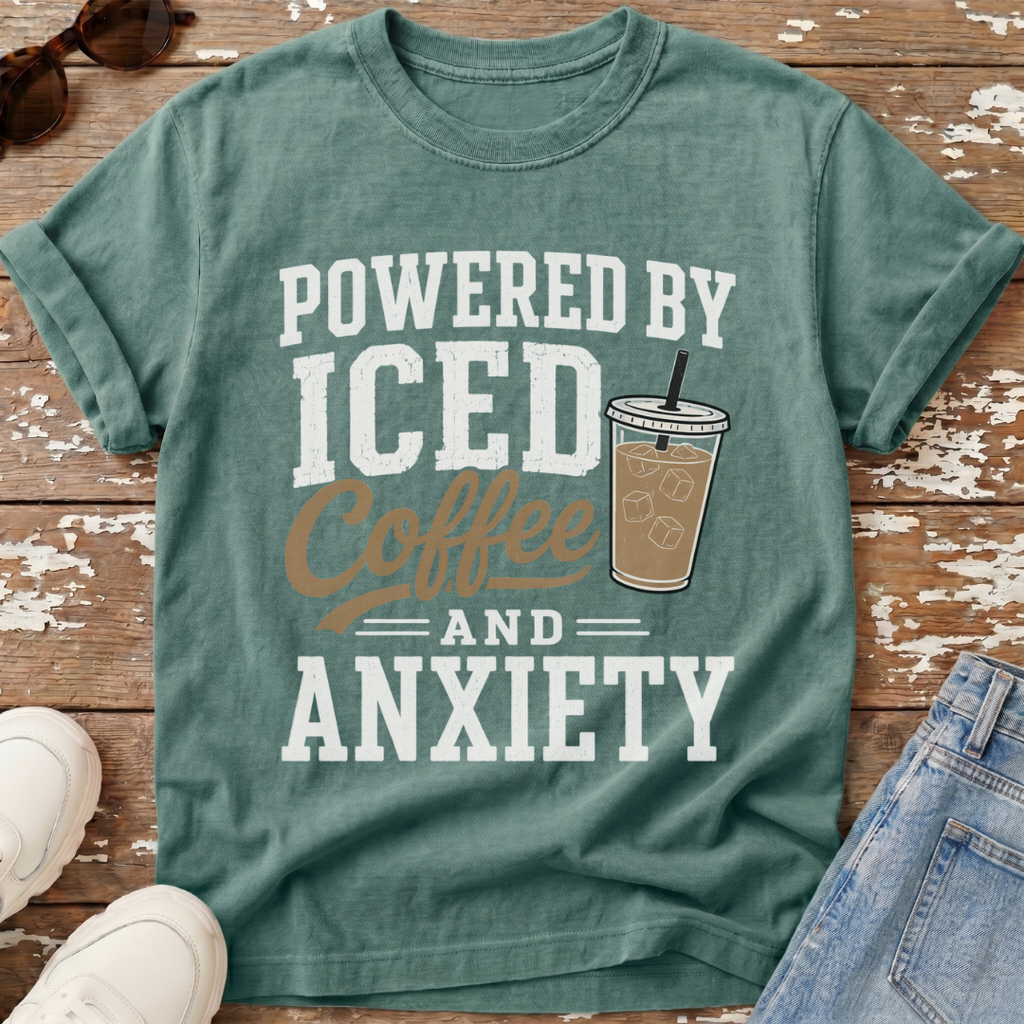 Iced Coffee & Anxiety T-Shirt
