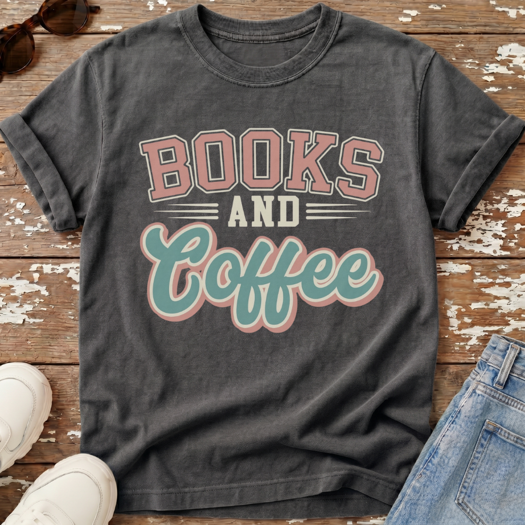 Books & Coffee T-Shirt
