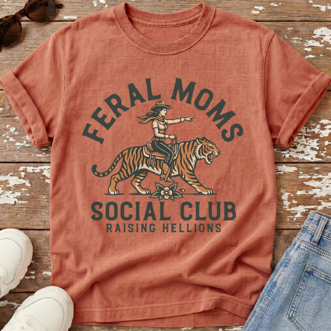 Feral Moms Social Club T-Shirt