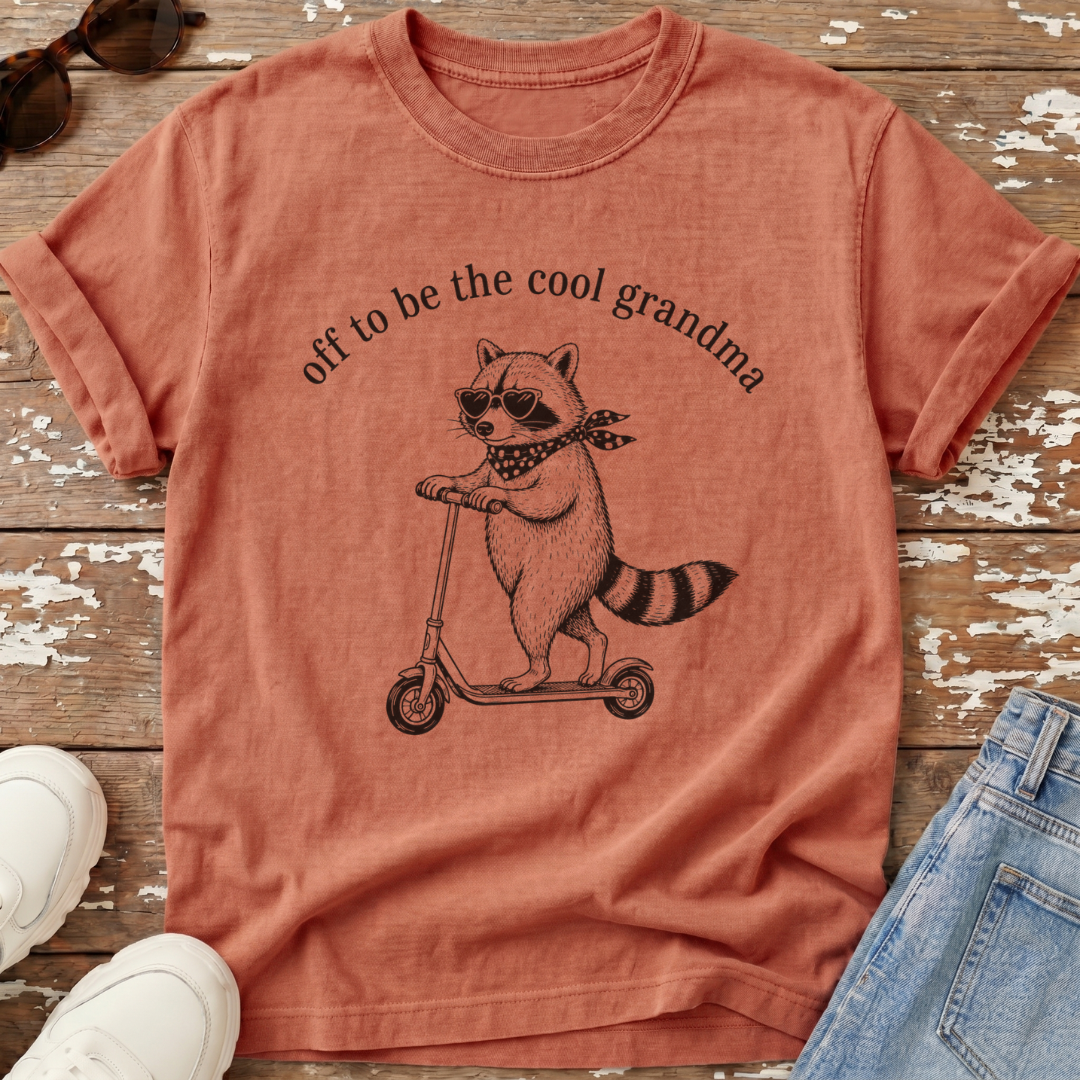 Cool Grandma Raccoon T-Shirt