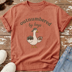 Outnumbered By Boys T-Shirt
