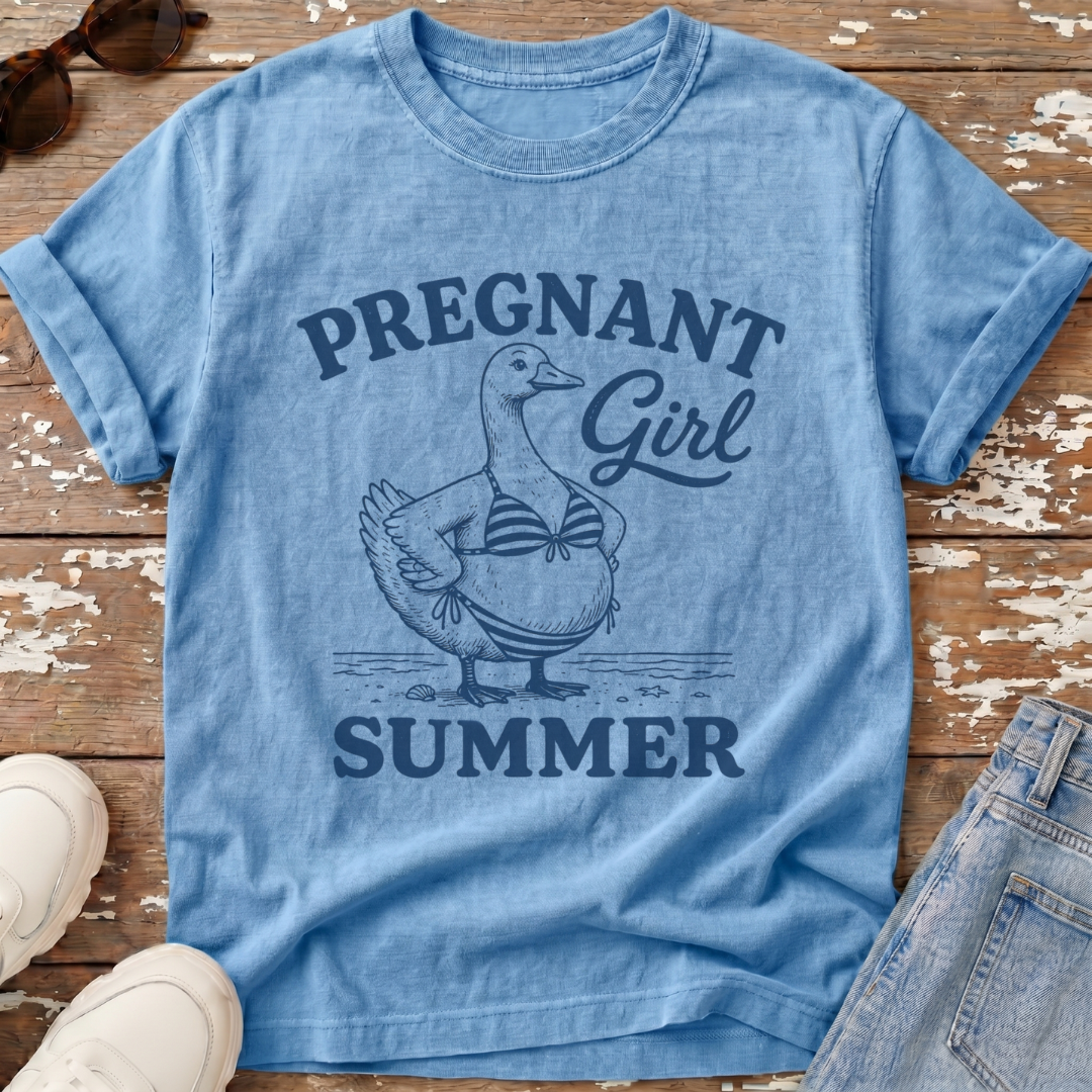 Pregnant Girl Summer T-Shirt