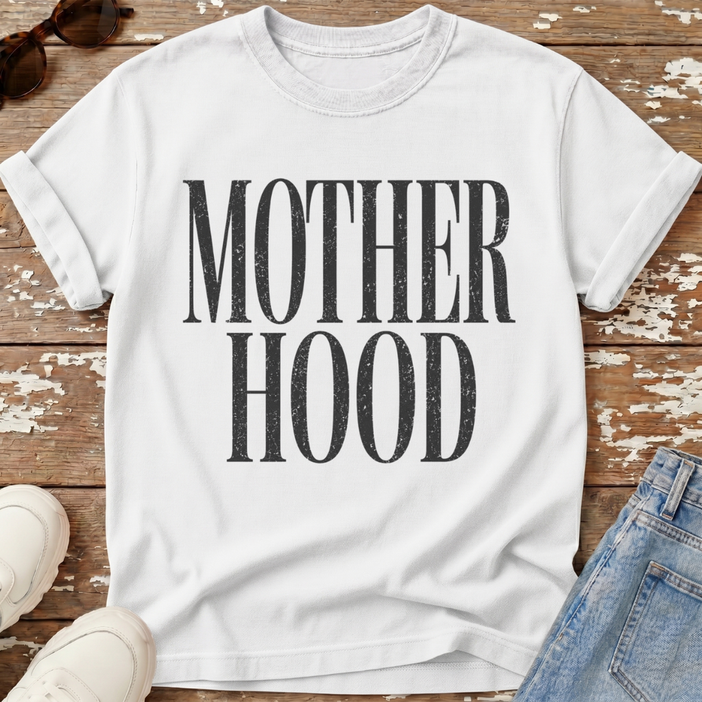 Mother Hood Distressed T-Shirt